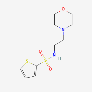 molecular formula C10H16N2O3S2 B10807200 N-[2-(4-morpholinyl)ethyl]-2-thiophenesulfonamide 