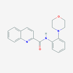 N-(2-morpholin-4-ylphenyl)quinoline-2-carboxamide