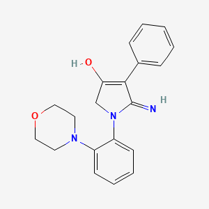 5-imino-1-(2-morpholin-4-ylphenyl)-4-phenyl-2H-pyrrol-3-ol