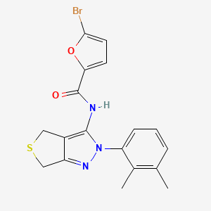 5-bromo-N-(2-(2,3-dimethylphenyl)-4,6-dihydro-2H-thieno[3,4-c]pyrazol-3-yl)furan-2-carboxamide