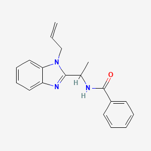 N-{1-[1-(prop-2-en-1-yl)-1H-benzimidazol-2-yl]ethyl}benzamide