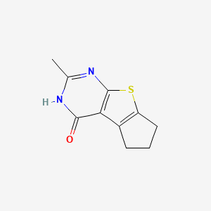 2-Methyl-3,5,6,7-Tetrahydro-4h-Cyclopenta[4,5]thieno[2,3-D]pyrimidin-4-One