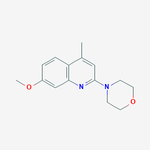 7-Methoxy-4-methyl-2-(morpholin-4-yl)quinoline