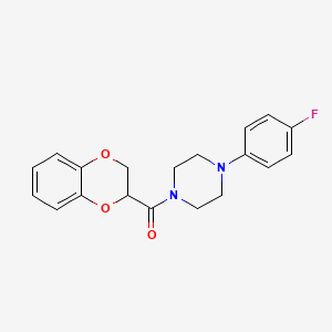 2,3-Dihydro-1,4-benzodioxin-2-yl[4-(4-fluorophenyl)piperazin-1-yl]methanone