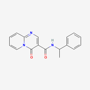 molecular formula C17H15N3O2 B10807896 4-oxo-N-(1-phenylethyl)-4H-pyrido[1,2-a]pyrimidine-3-carboxamide 