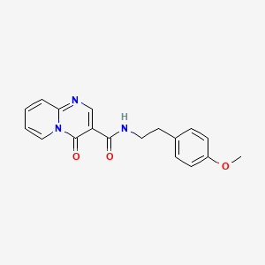 molecular formula C18H17N3O3 B10808027 N-[2-(4-methoxyphenyl)ethyl]-4-oxopyrido[1,2-a]pyrimidine-3-carboxamide 