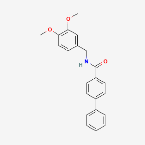 N-[(3,4-Dimethoxyphenyl)methyl][1,1'-biphenyl]-4-carboxamide