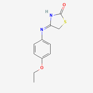 4-(4-Ethoxyphenyl)imino-1,3-thiazolidin-2-one