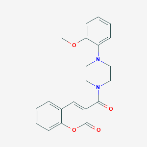 Chromen-2-one, 3-[4-(2-methoxyphenyl)piperazine-1-carbonyl]-