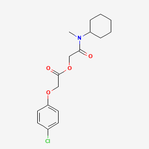 [2-[Cyclohexyl(methyl)amino]-2-oxoethyl] 2-(4-chlorophenoxy)acetate