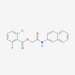 [2-(Naphthalen-2-ylamino)-2-oxoethyl] 2-chloro-6-fluorobenzoate