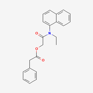 [2-[Ethyl(naphthalen-1-yl)amino]-2-oxoethyl] 2-phenylacetate