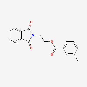 2-(1,3-Dioxoisoindolin-2-yl)ethyl 3-methylbenzoate