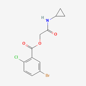 [2-(Cyclopropylamino)-2-oxoethyl] 5-bromo-2-chlorobenzoate