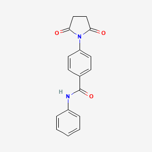 4-(2,5-dioxopyrrolidin-1-yl)-N-phenylbenzamide