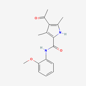 4-acetyl-N-(2-methoxyphenyl)-3,5-dimethyl-1H-pyrrole-2-carboxamide