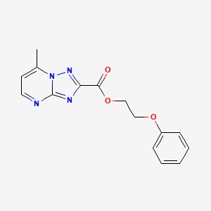 2-Phenoxyethyl 7-methyl-[1,2,4]triazolo[1,5-a]pyrimidine-2-carboxylate