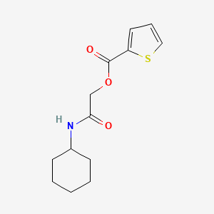 2-(Cyclohexylamino)-2-oxoethyl thiophene-2-carboxylate