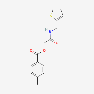 [2-Oxo-2-(thiophen-2-ylmethylamino)ethyl] 4-methylbenzoate