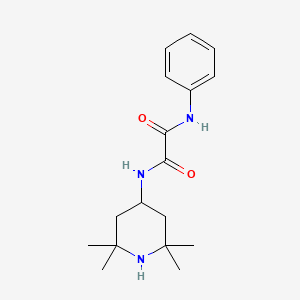 molecular formula C17H25N3O2 B10808844 N-Phenyl-N'-(2,2,6,6-tetramethyl-piperidin-4-yl)-oxalamide 