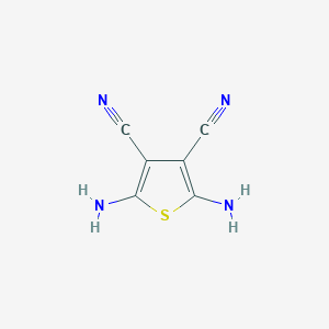 B108089 2,5-Diamino-3,4-thiophenedicarbonitrile CAS No. 17989-89-8