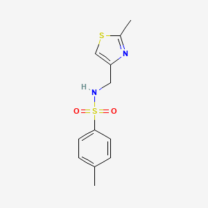 molecular formula C12H14N2O2S2 B10809003 4-methyl-N-[(2-methyl-1,3-thiazol-4-yl)methyl]benzenesulfonamide 