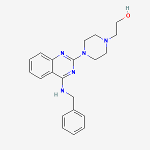 Ethanol, 2-[4-(4-benzylaminoquinazolin-2-yl)piperazin-1-yl]-