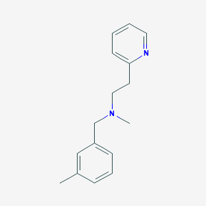 molecular formula C16H20N2 B10809179 N-methyl-N-(3-methylbenzyl)-2-(pyridin-2-yl)ethanamine 