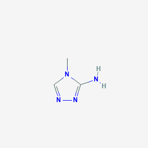 molecular formula C3H6N4 B108093 4-甲基-4h-1,2,4-三唑-3-胺 CAS No. 16681-76-8