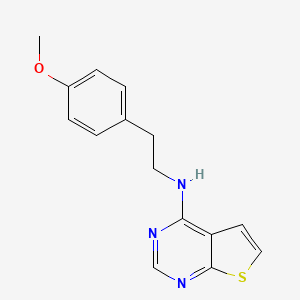 N-[2-(4-methoxyphenyl)ethyl]thieno[2,3-d]pyrimidin-4-amine