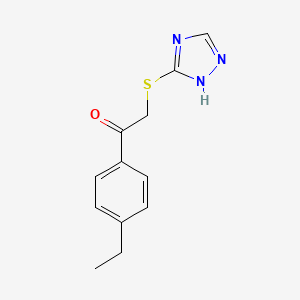 1-(4-Ethyl-phenyl)-2-(4H-[1,2,4]triazol-3-ylsulfanyl)-ethanone