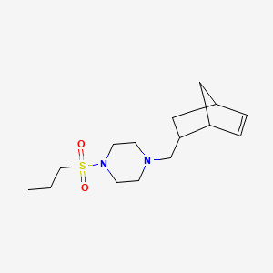 1-(Bicyclo[2.2.1]hept-5-en-2-ylmethyl)-4-(propylsulfonyl)piperazine