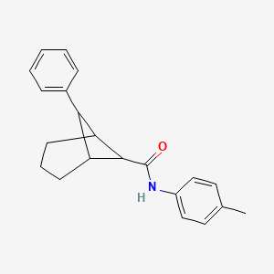 N-(4-methylphenyl)-7-phenylbicyclo[3.1.1]heptane-6-carboxamide