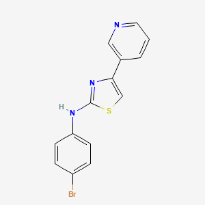 N-(4-bromophenyl)-4-(3-pyridyl)thiazol-2-amine