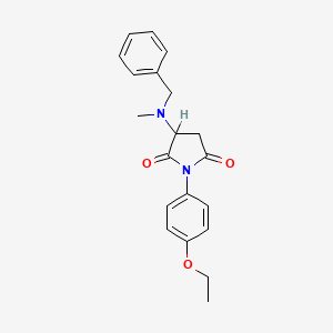 3-[Benzyl(methyl)amino]-1-(4-ethoxyphenyl)pyrrolidine-2,5-dione