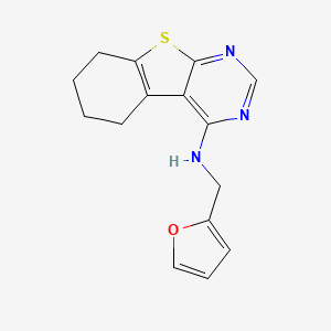 N-[(Furan-2-Yl)methyl]-5,6,7,8-Tetrahydro[1]benzothieno[2,3-D]pyrimidin-4-Amine