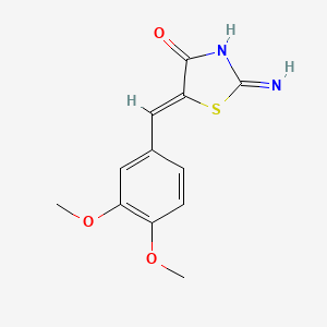 (Z)-2-amino-5-(3,4-dimethoxybenzylidene)thiazol-4(5H)-one