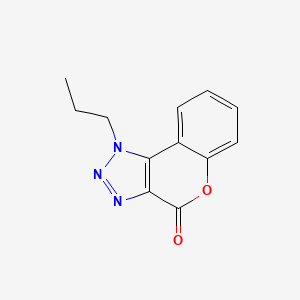 1-Propyl-1H-5-oxa-1,2,3-triaza-cyclopenta[a]naphthalen-4-one