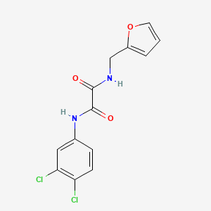 N-(3,4-dichlorophenyl)-N'-(furan-2-ylmethyl)ethanediamide