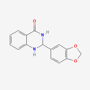 2-Benzo[1,3]dioxol-5-yl-2,3-dihydro-1H-quinazolin-4-one