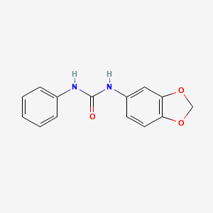 3-(2H-1,3-benzodioxol-5-yl)-1-phenylurea