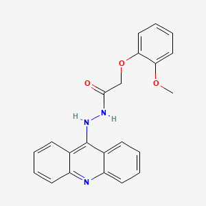 N'-(acridin-9-yl)-2-(2-methoxyphenoxy)acetohydrazide