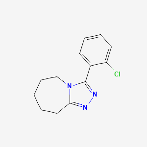 3-(2-chlorophenyl)-6,7,8,9-tetrahydro-5H-[1,2,4]triazolo[4,3-a]azepine