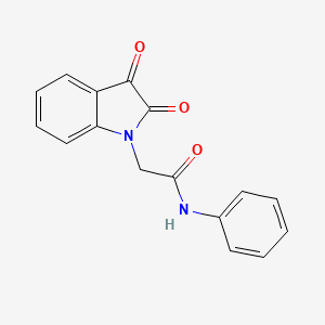 2-(2,3-dioxoindol-1-yl)-N-phenylacetamide