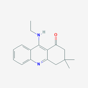 (9E)-9-(ethylimino)-3,3-dimethyl-3,4,9,10-tetrahydroacridin-1(2H)-one