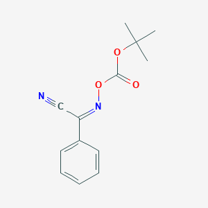 B108109 2-(tert-Butoxycarbonyloxyimino)-2-phenylacetonitrile CAS No. 58632-95-4