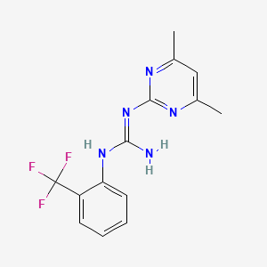 1-(4,6-Dimethylpyrimidin-2-yl)-3-(2-(trifluoromethyl)phenyl)guanidine