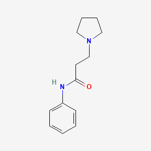 N-phenyl-3-pyrrolidin-1-ylpropanamide