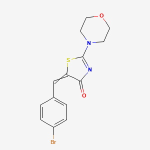 5-[(4-Bromophenyl)methylene]-2-(4-morpholinyl)-4(5H)-thiazolone