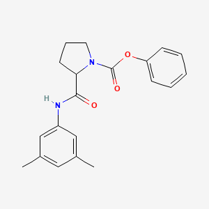 2-(3,5-Dimethyl-phenylcarbamoyl)-pyrrolidine-1-carboxylic acid phenyl ester